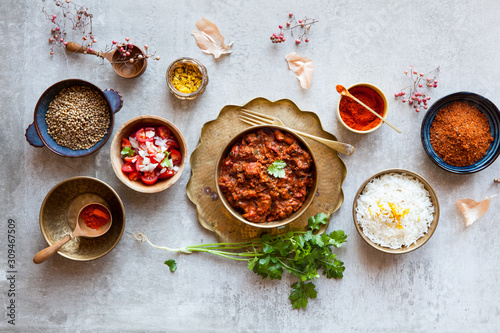 Spicy curry dish