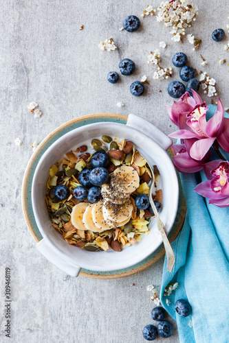 Grain free breakfast granola photo