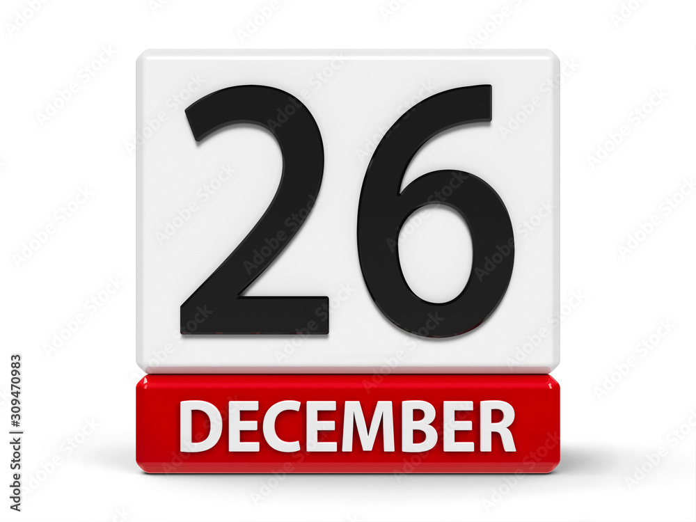 Cubes calendar 26th December Cubes calendar 26th December