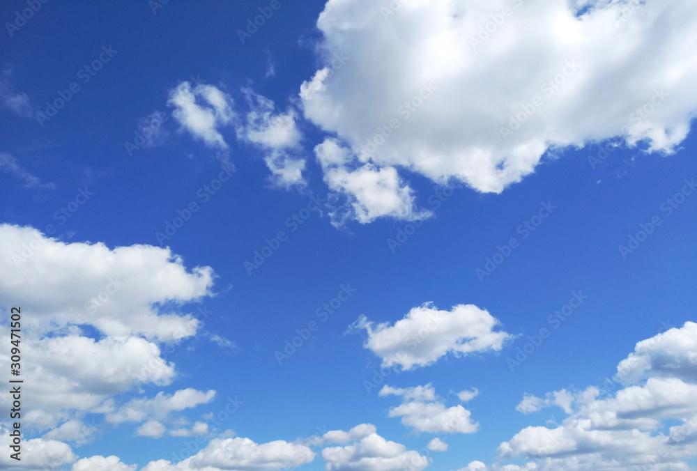 Fototapeta premium blue sky with clouds