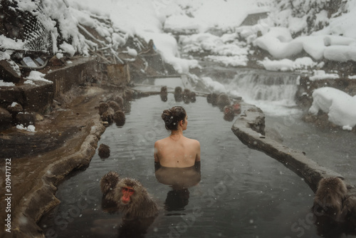 Onsen with Snow Monkeys