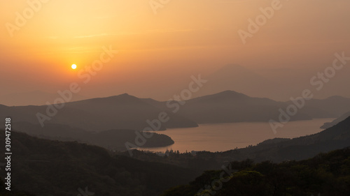                         Lake Ashi and Mt.Fuji