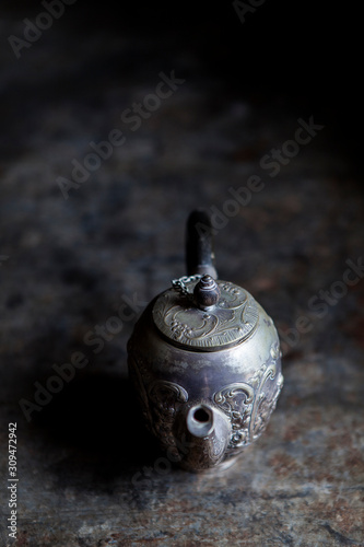 Antique Silver Teapot