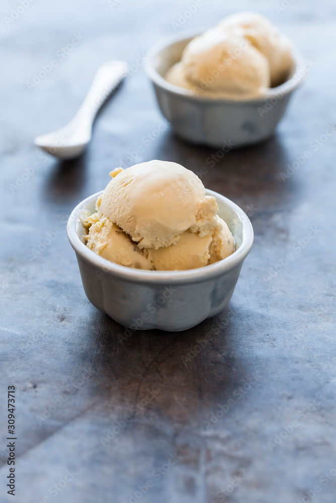 Decadent Coffee Bean Ice Cream (made with Ethiopian coffee beans for its medium strength and nutty flavour). You can use any roasted beans Decadent Coffee Bean Ice Cream (made with Ethiopian coffee beans for its medium strength and nutty flavour). You can use any roasted beans