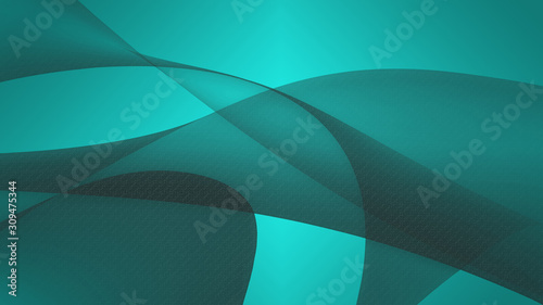 abstract futuristic background in shades of emerald