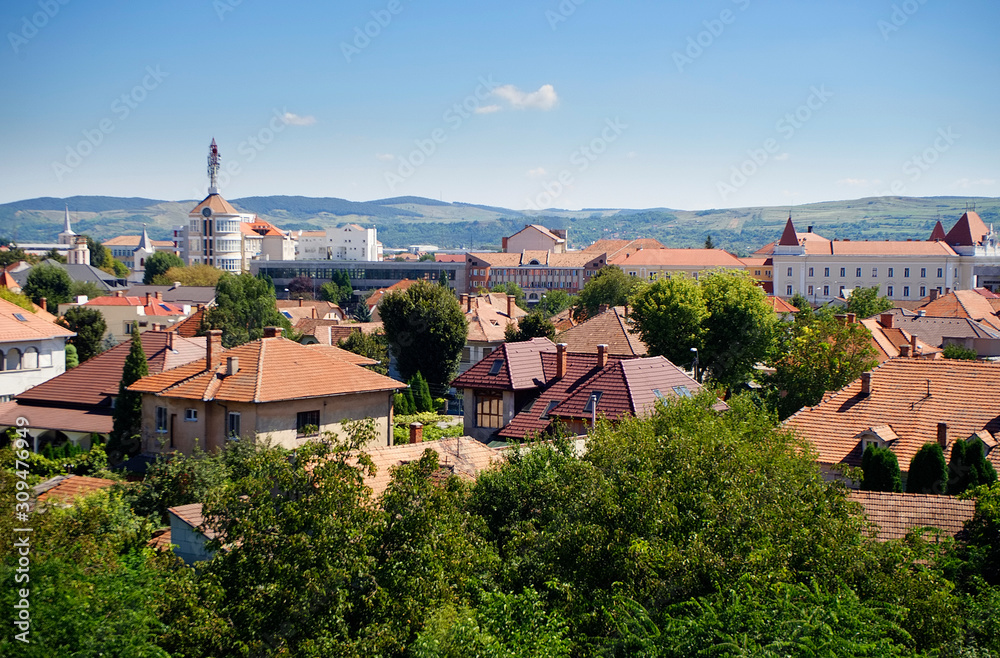 Alba Iulia Medieval Fortress, famous landmark in Transylvania, Romania, Europe