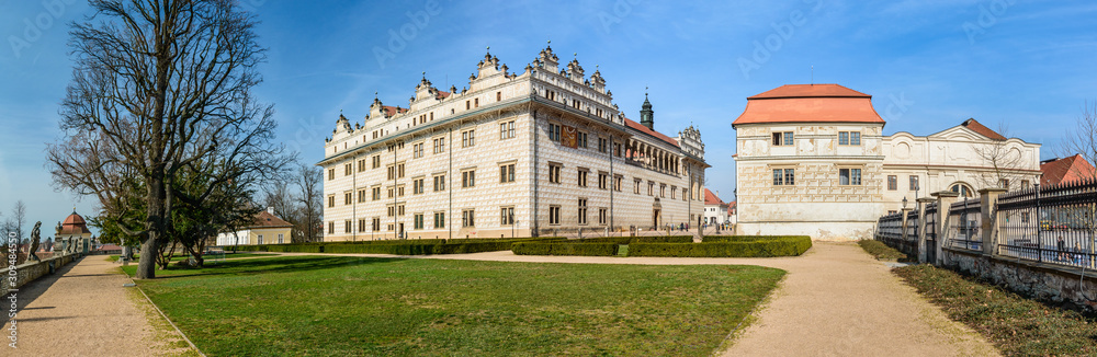 Litomysl Castle, a monument from the UNESCO list, perfectly preserved.