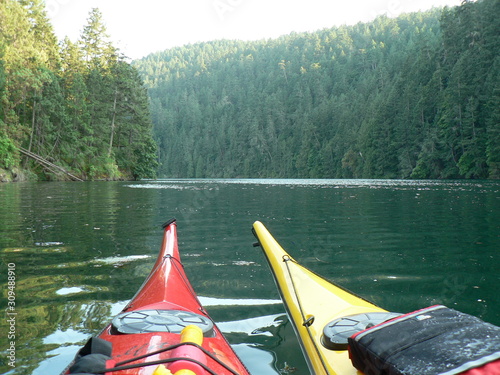 Kayaking on the west coast