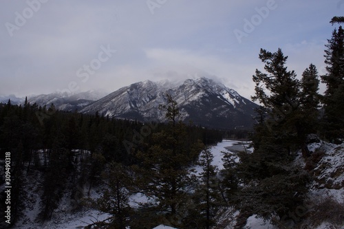 view of the mountains