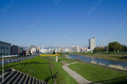 豊平川の風景