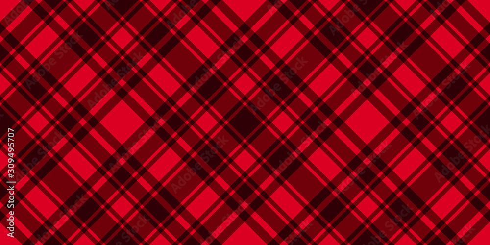 Wide Red and black diagonal cage seamless pattern background. Vector checkered abstract horizontal backdrop. Trend Christmas and New Year design texture Wide Red and black diagonal cage seamless pattern background. Vector checkered abstract horizontal backdrop. Trend Christmas and New Year design texture