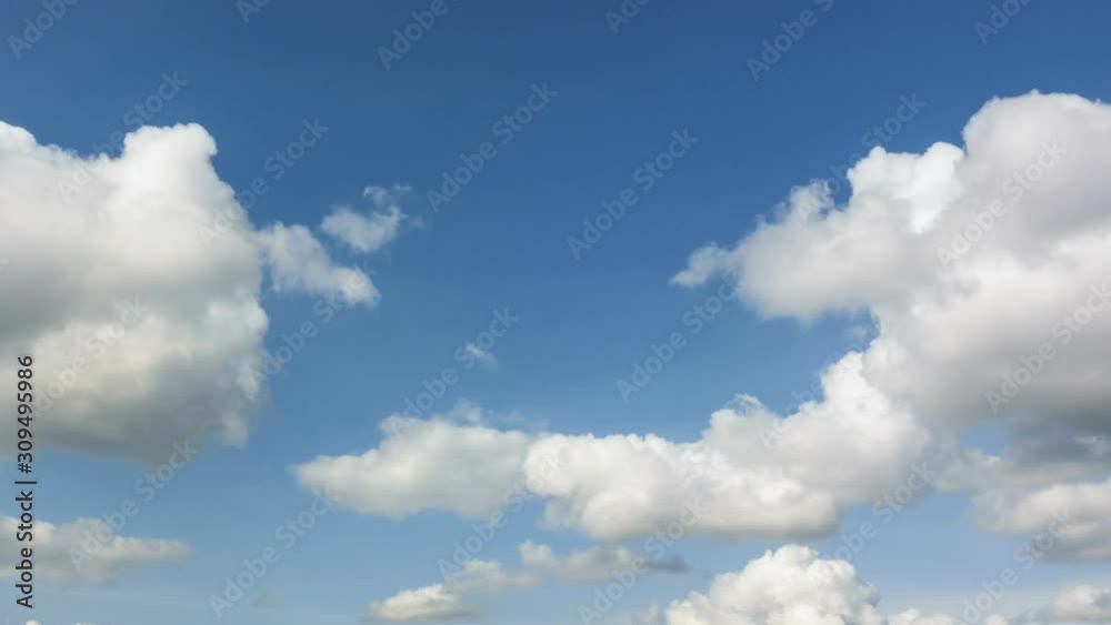 Beautiful cloud flying in blue sky, timelapse. Loop Beautiful cloud flying in blue sky, timelapse. Loop