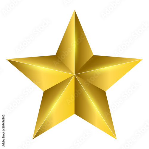 Luxury golden star