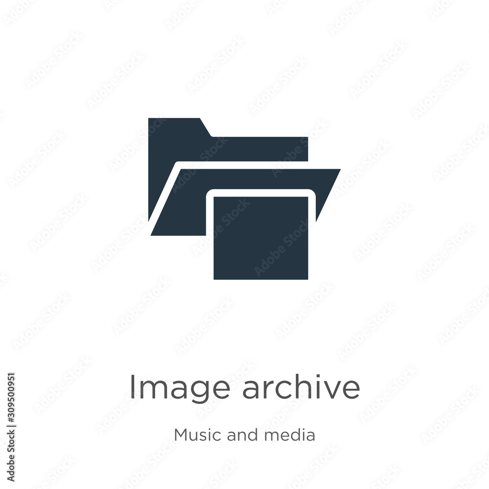 Image archive icon vector. Trendy flat image archive icon from music and media collection isolated on white background. Vector illustration can be used for web and mobile graphic design, logo, eps10 Image archive icon vector. Trendy flat image archive icon from music and media collection isolated on white background. Vector illustration can be used for web and mobile graphic design, logo, eps10