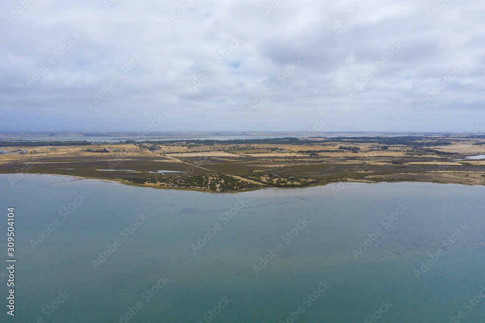 The inlet at Goolwa in South Australia