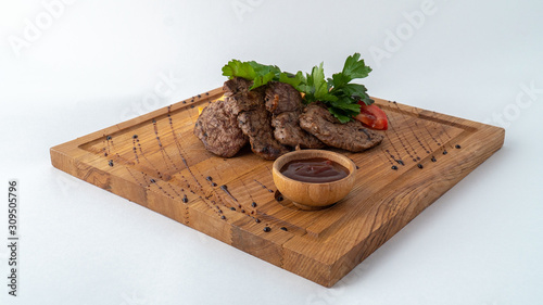 steak with vegetables