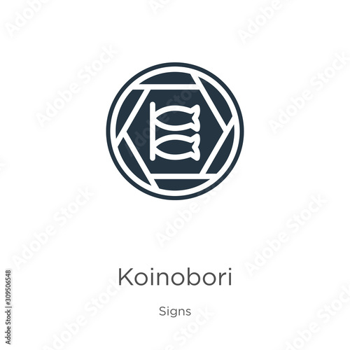 Koinobori icon vector. Trendy flat koinobori icon from signs collection isolated on white background. Vector illustration can be used for web and mobile graphic design, logo, eps10