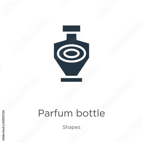 Parfum bottle icon vector. Trendy flat parfum bottle icon from shapes collection isolated on white background. Vector illustration can be used for web and mobile graphic design, logo, eps10