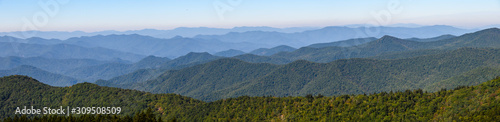 Appalachian Mountain View Along the Blue Ridge Parkway photo