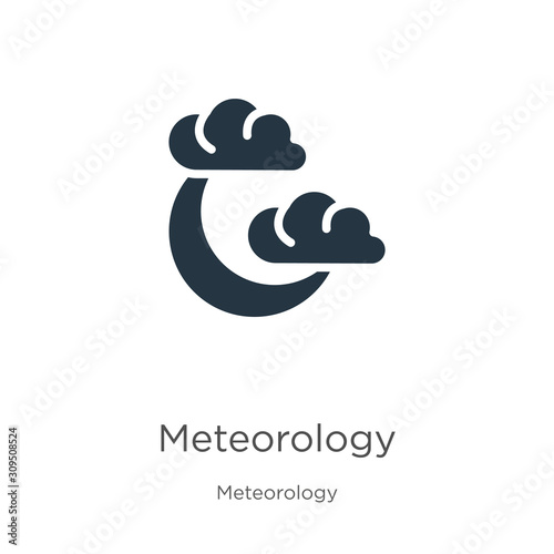Meteorology icon vector. Trendy flat meteorology icon from meteorology collection isolated on white background. Vector illustration can be used for web and mobile graphic design, logo, eps10