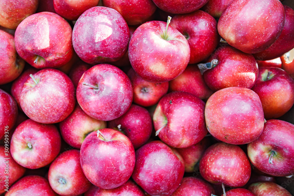 Red apples background, freshly picked tasty fruits Red apples background, freshly picked tasty fruits