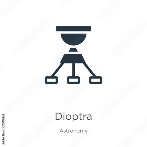 Dioptra icon vector. Trendy flat dioptra icon from astronomy collection isolated on white background. Vector illustration can be used for web and mobile graphic design, logo, eps10