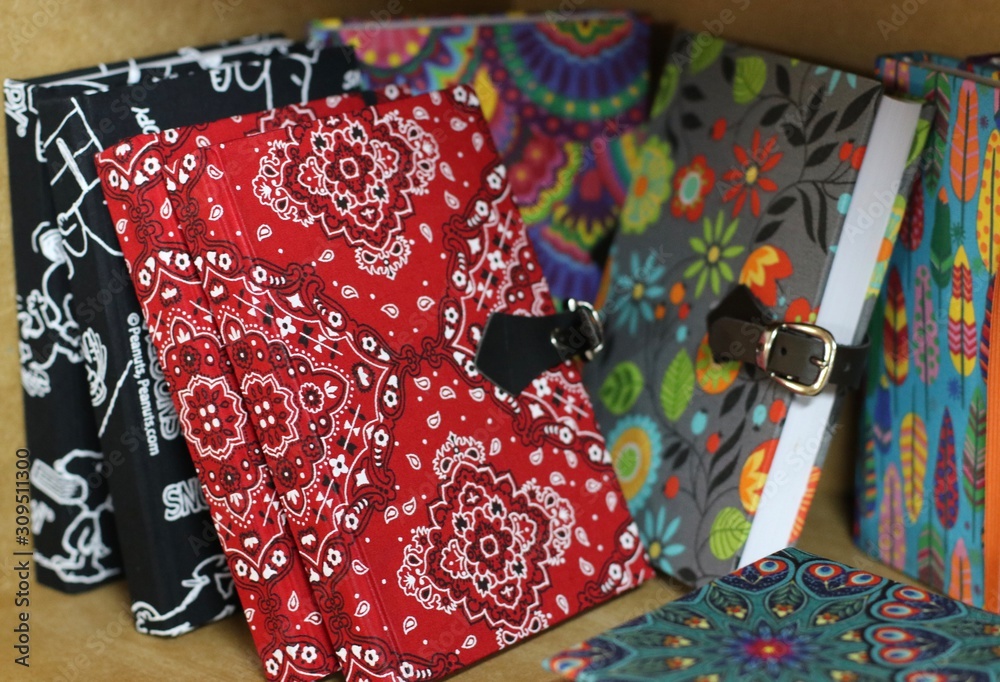 Fototapeta premium beautiful objects made of paperboard and fabric