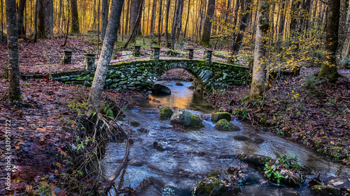 fairy bridge over a creek