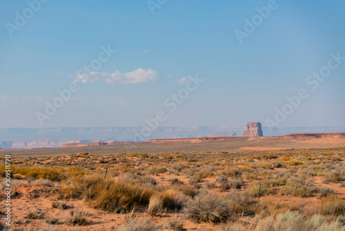 Afternoon rural landscape near Lower Antelope Canyon
