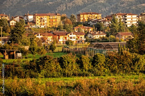 House and Apartments on a Little Hill