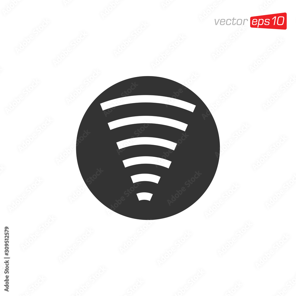 Wifi Area Icon Design Vector Wifi Area Icon Design Vector