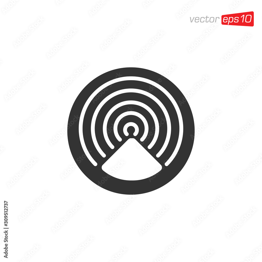 Wifi Area Icon Design Vector Wifi Area Icon Design Vector