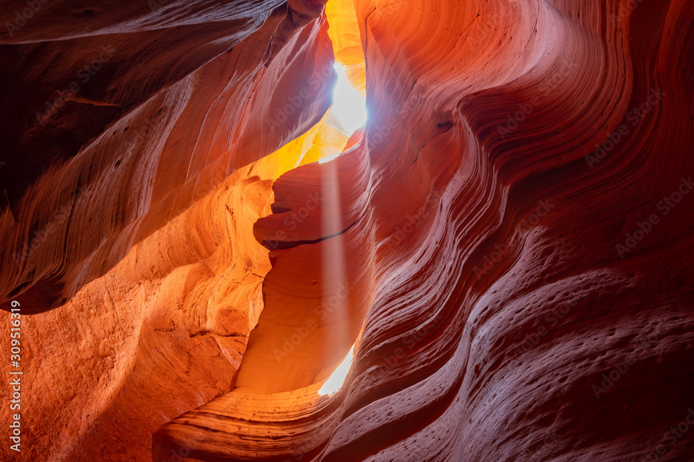 Obraz premium Beautiful landscape around the famous Antelope Canyon X