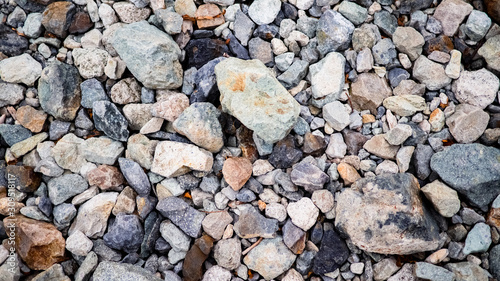 Stones on ground