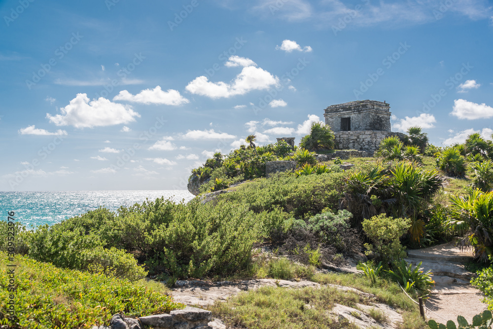 Temple of the Wind in Tulum. Mexico