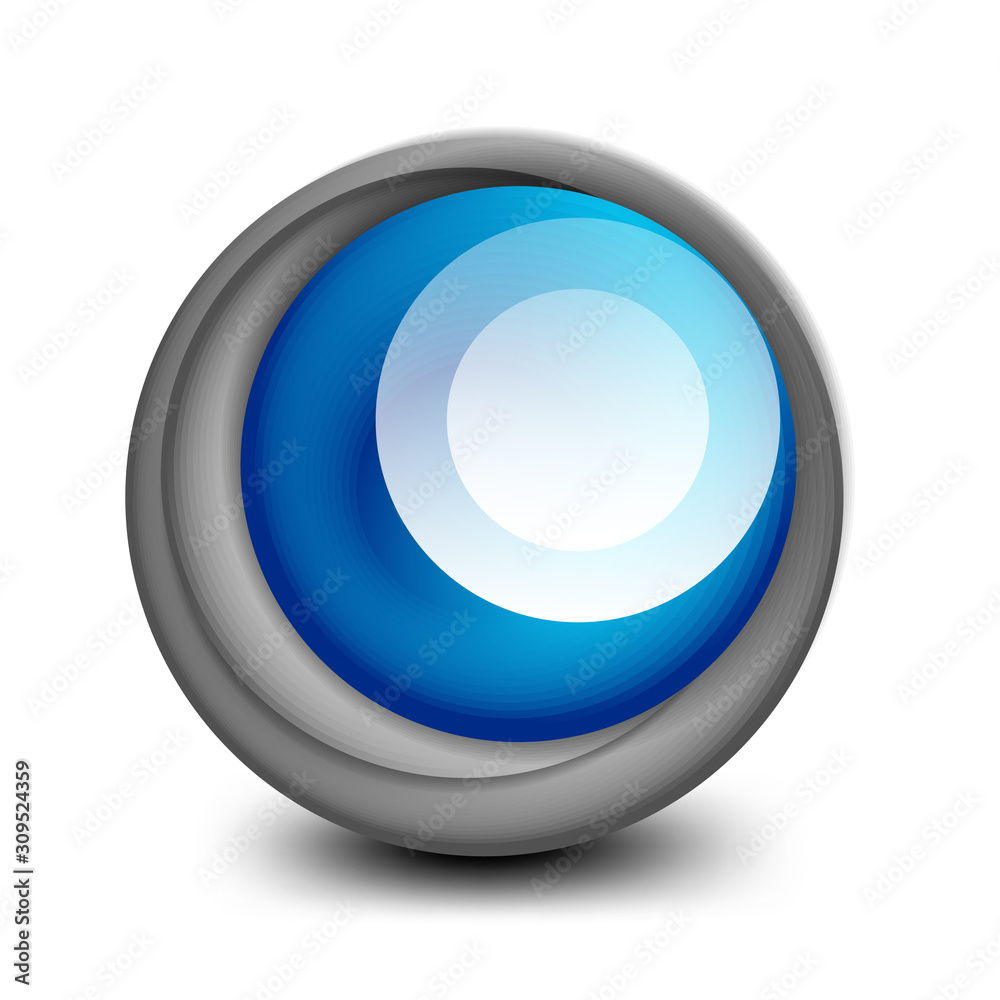 Vector swirl circle banner, 3d style abstract sphere or round shape icon or background templates. Vector Illustration For Wallpaper, Banner, Background, Card, Book Illustration, landing page