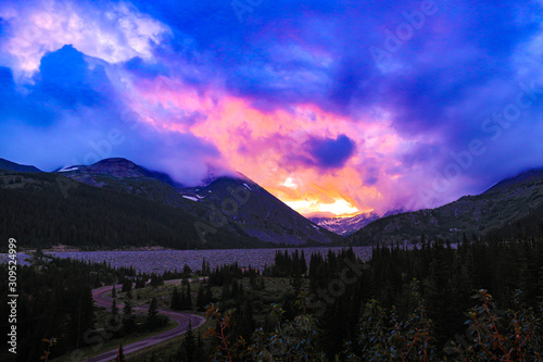 Montgomery Reservoir Sunset