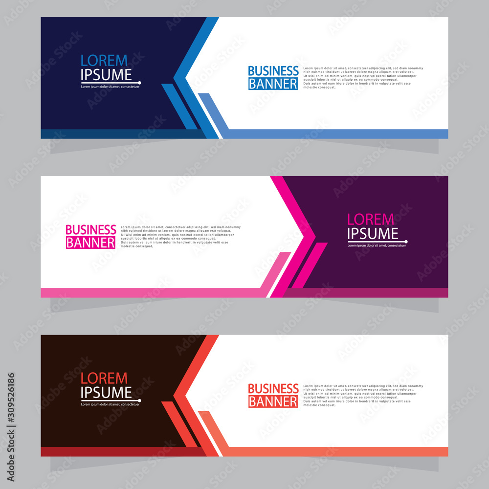 Vector abstract design web banner template.Abstract geometric web banner template on grey background.Modern banner. Vector abstract design web banner template.Abstract geometric web banner template on grey background.Modern banner.