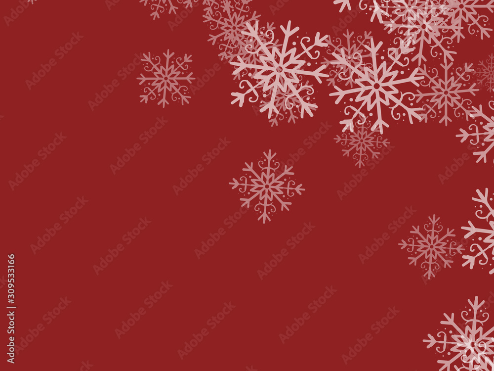 Winter Snow Gift Card Design