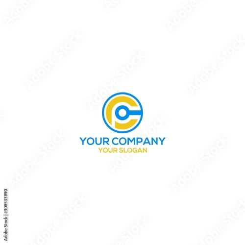 Free Download CP Central Point Logo Design Vector - GFXLoad