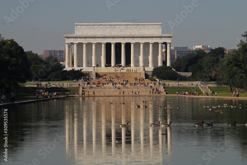 Lincoln memorial in Washington DC