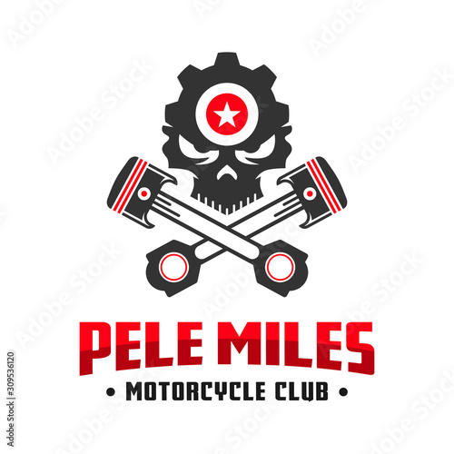 Motorcycle club community logo design