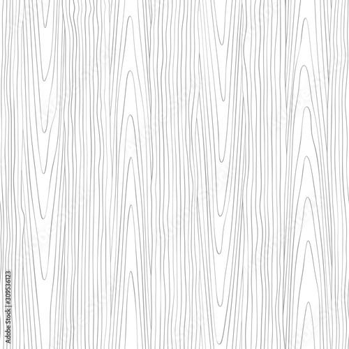 Seamless wooden pattern. Wood grain texture. Dense lines. Abstract background. Vector illustration