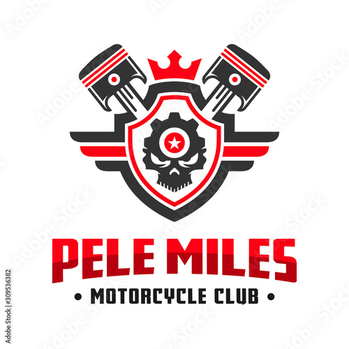 Motorcycle club community logo design