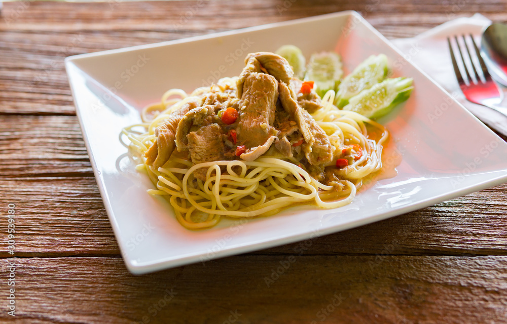 pasta with tomato sauce and basil pasta with tomato sauce and basil