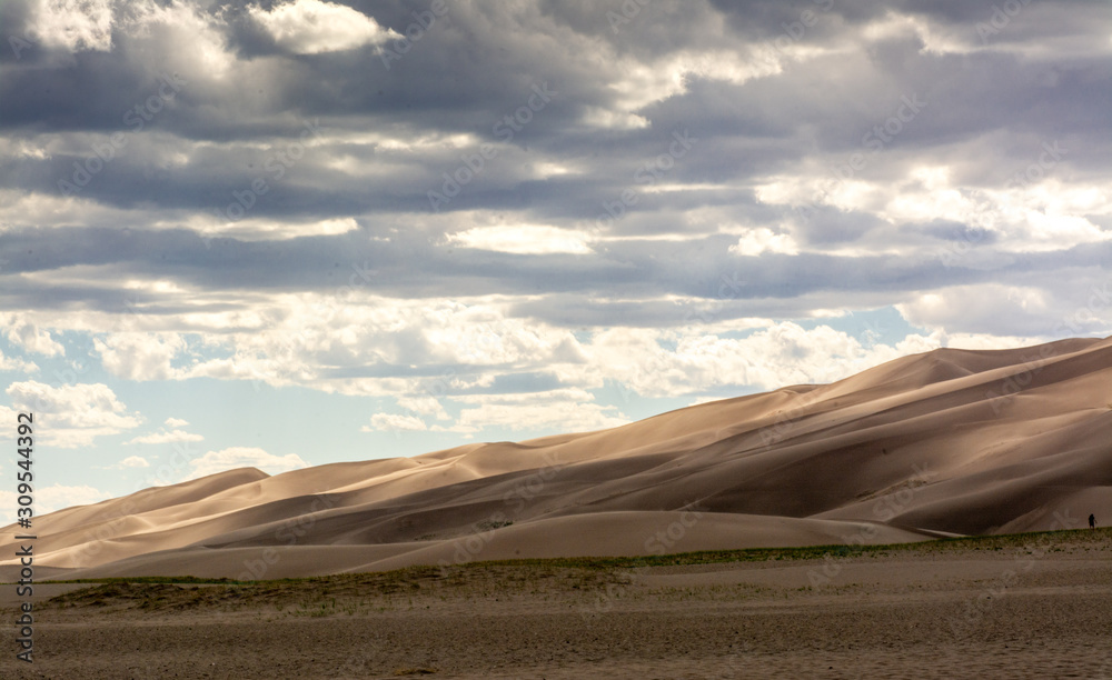 Senic view in Great Sand Dunes National Park in Colorado, USA Senic view in Great Sand Dunes National Park in Colorado, USA