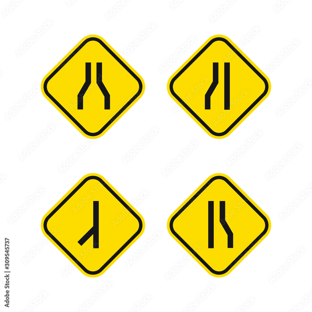 set of traffic signs icon design. vector illustration set of traffic signs icon design. vector illustration