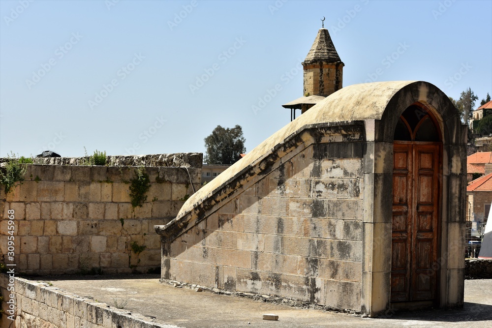 Roof top of the Ministry of Tourism building in Deir El Qamar Lebanon