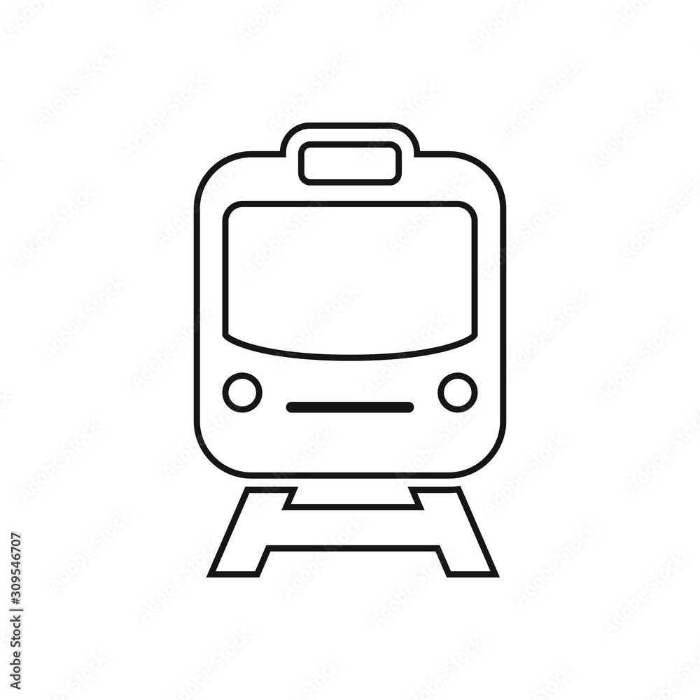 train icon flat design. Modern Transportation sign. vector illustration train icon flat design. Modern Transportation sign. vector illustration