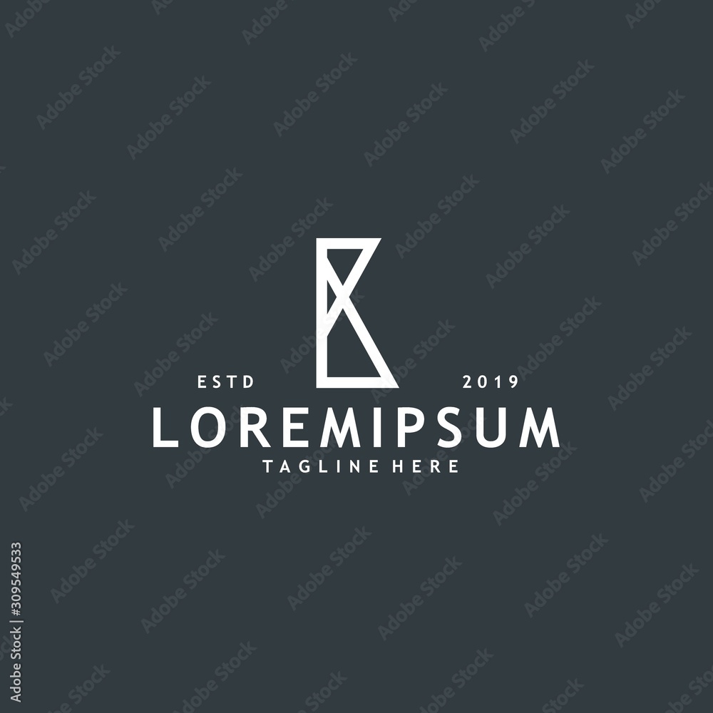 Minimalist and modern initial B logo design Minimalist and modern initial B logo design